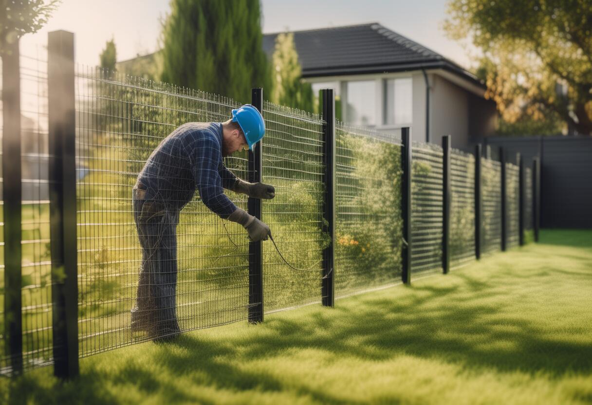 Pose de grillage rigide : les étapes clés pour réussir l’installation