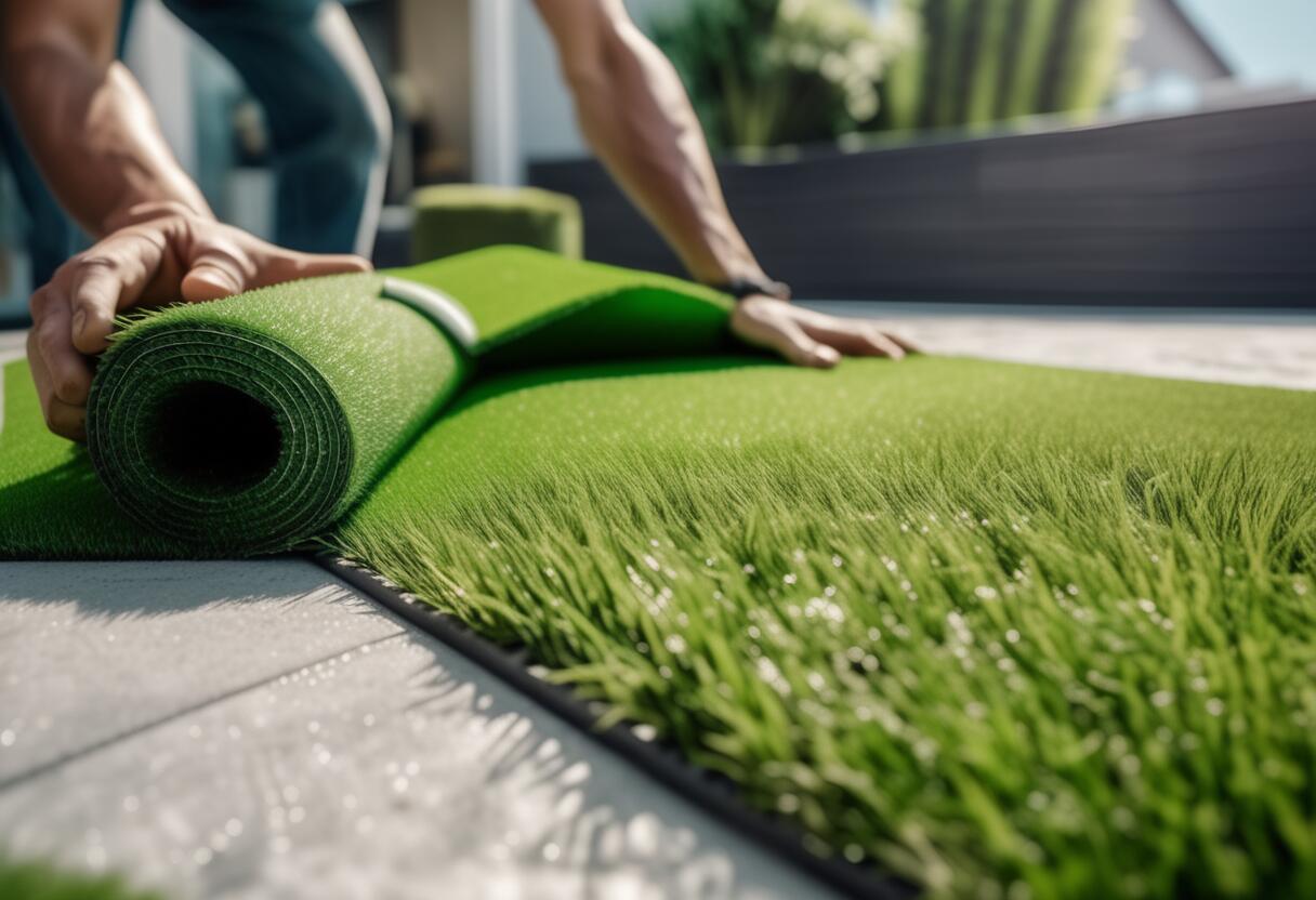 Installation faux gazon : les étapes pour un résultat naturel