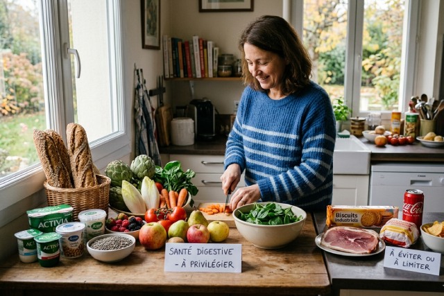 Santé digestive : les aliments à privilégier et ceux à limiter