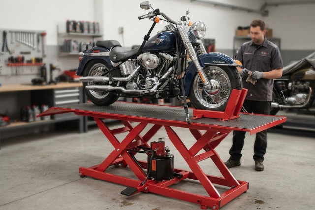 Lève-moto hydraulique : guide complet, fonctionnement et bonnes pratiques