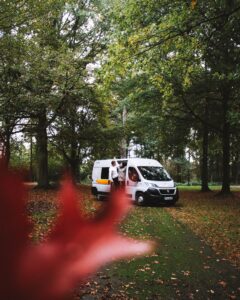 Road trip en van